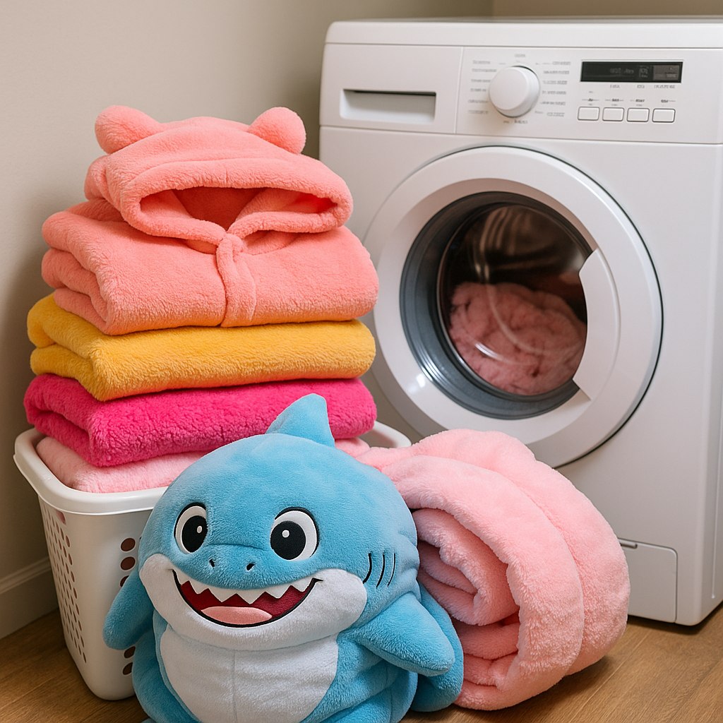 شست‌وشوی لباس‌ها و پتوهای فانتزی