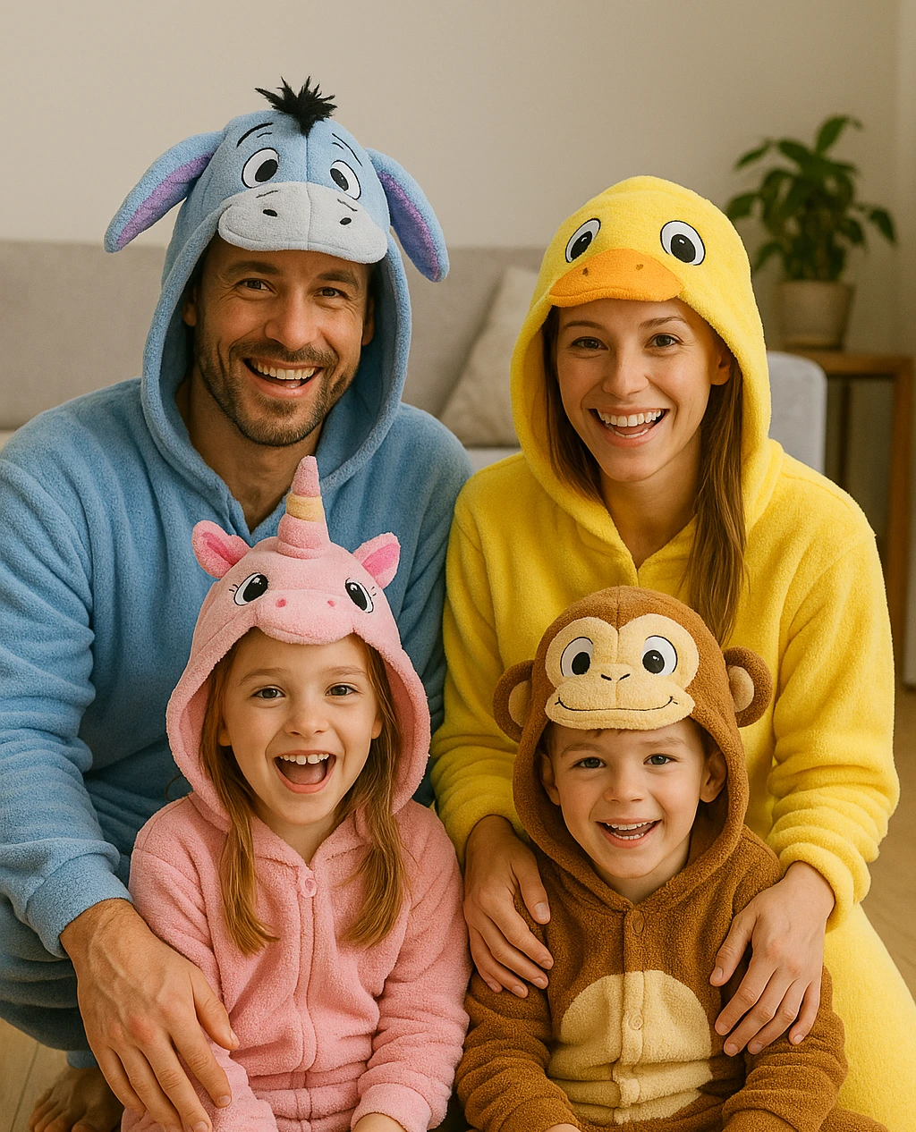 عکس خانوادگی با لباس سرهمی