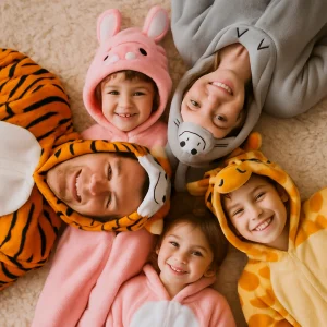 ایده عکس خانوادگی از زاویه بالا